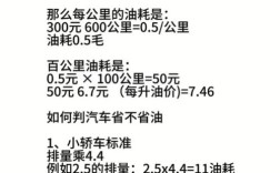 最简单计算百公里油耗(算百公里油耗简单算法)
