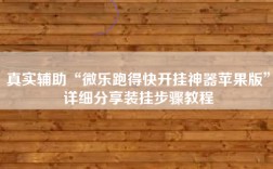 真实辅助“微乐跑得快开挂神器苹果版”详细分享装挂步骤教程