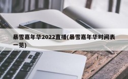 暴雪嘉年华2022直播(暴雪嘉年华时间表一览)
