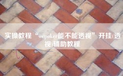 实操教程“wepoker能不能透视”开挂(透视)辅助教程