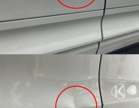 汽车无痕修复实体店,无痕钣金凹陷修复