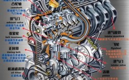汽车发动机工作原理图,汽车发动机原理图和构造图