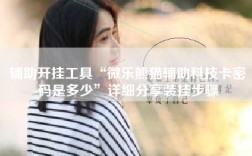 辅助开挂工具“微乐熊猫辅助科技卡密码是多少”详细分享装挂步骤