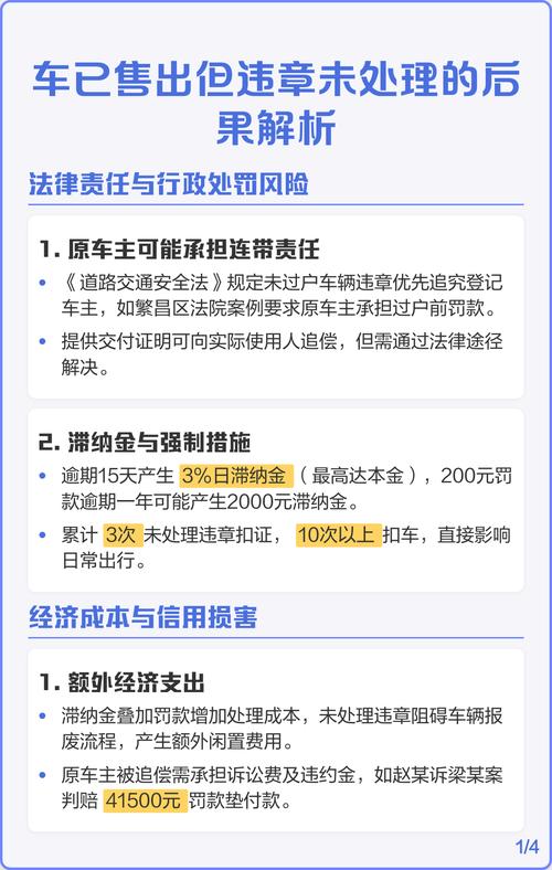 违章逾期一年处理有什么后果/违章一年没处理有什么后果